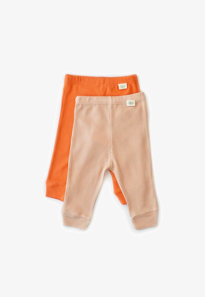 BabyCosy Organic 2 PACK UNISEX - Housut - pomegranate peach