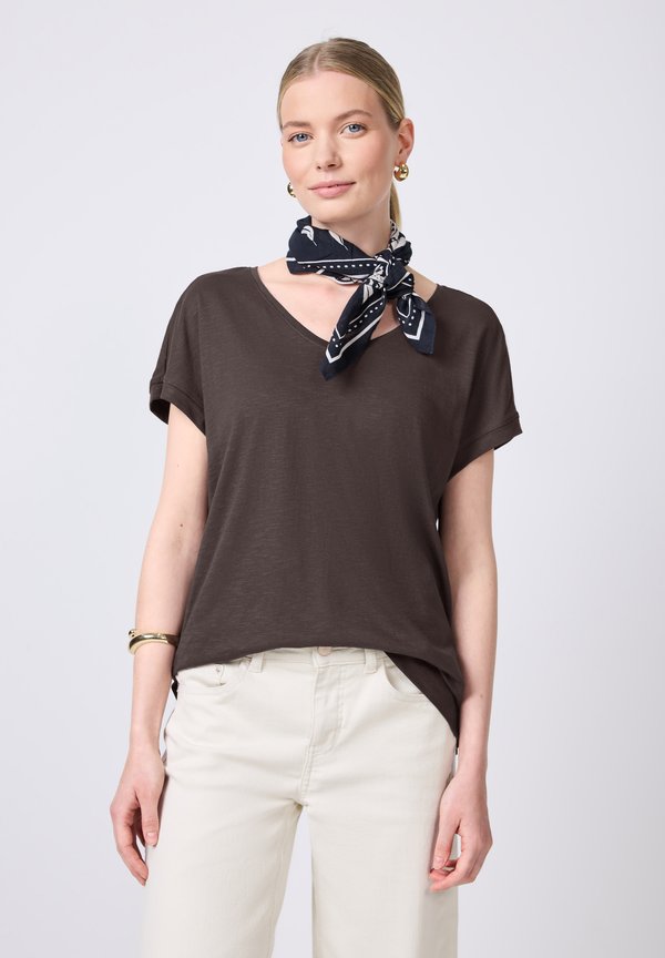 T-Shirt basic - braun