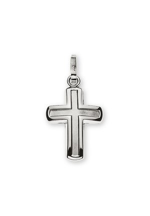MUAU Schmuck ANHÄNGER KREUZ , 21X11MM - Anhänger - weissgold