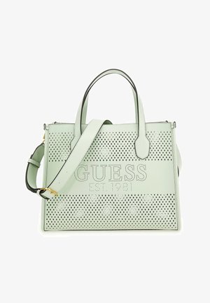 Guess KATEY PERF SMALL - Bolso de mano - grün