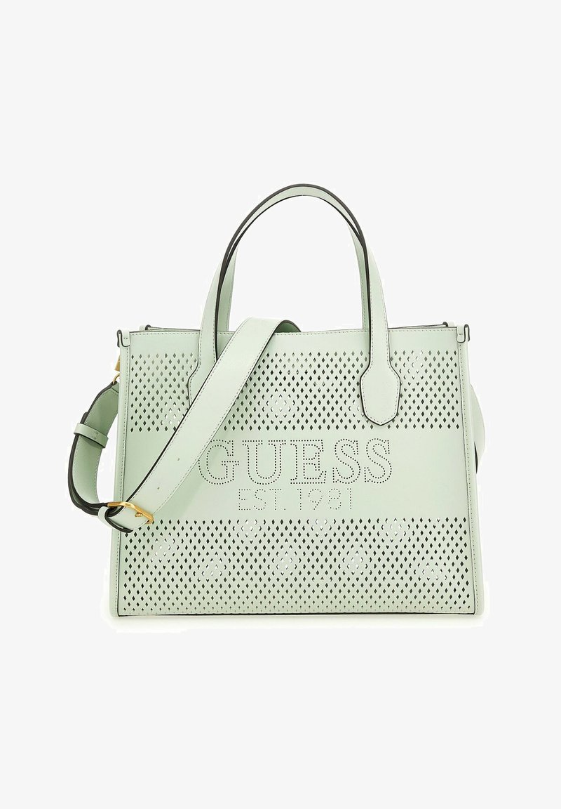 Guess KATEY PERF SMALL - Bolso de mano - grün