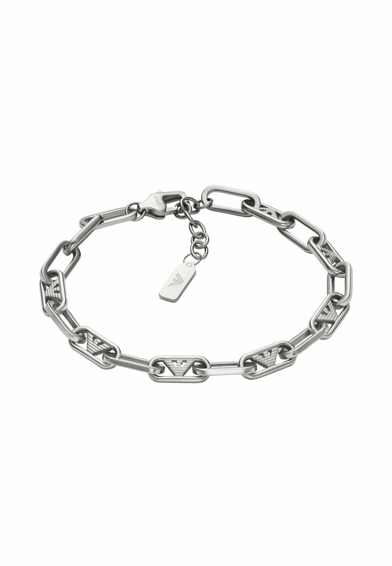 Emporio Armani EAGLE LOGO - Bracelet - silver-coloured