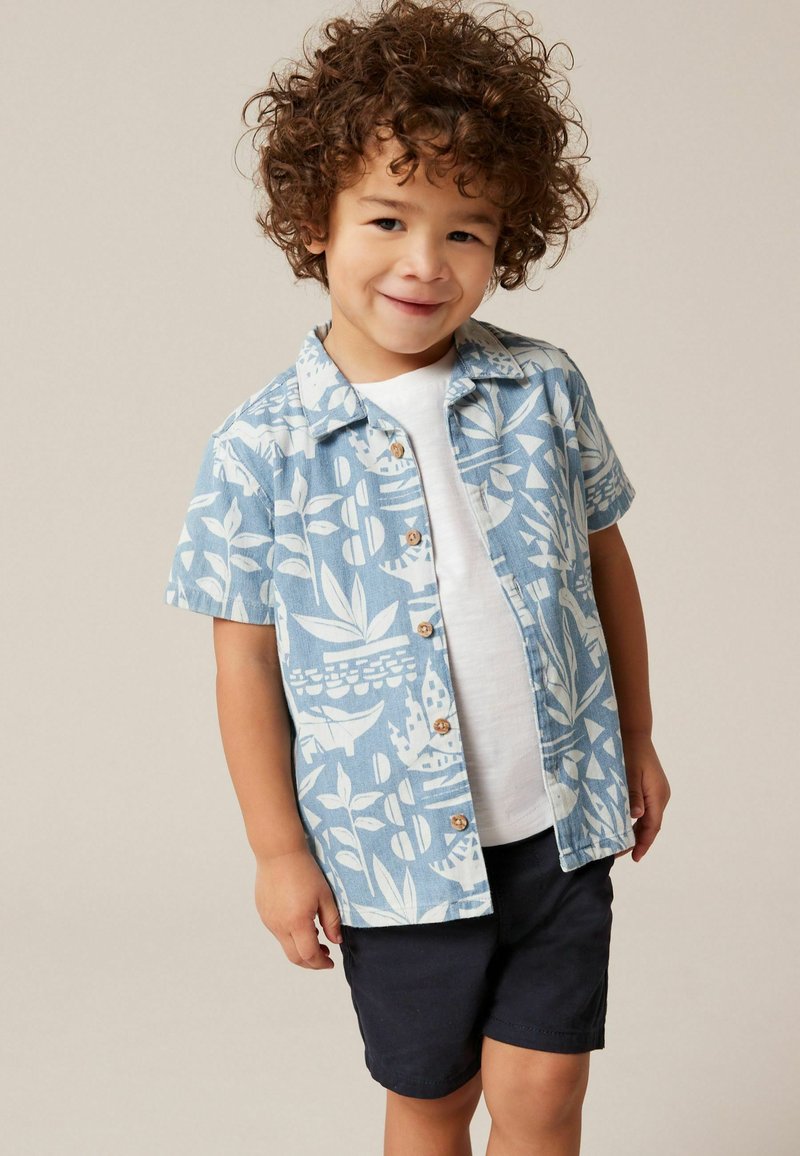 Next SHORT SLEEVE   REGULAR FIT - Skjorter - blue dino