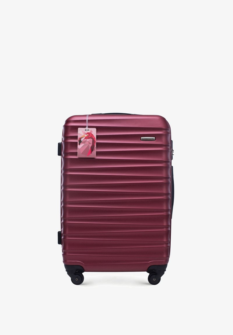 WITTCHEN MEDIUM SUITCASE WITH LUGGAGE TAG FROM ABS - Trolley - dark red
