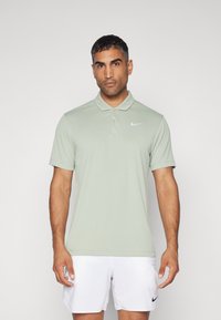 Nike Performance - NIKECOURT SOLID - Piké - jade horizon/white Miniatyrbild 1