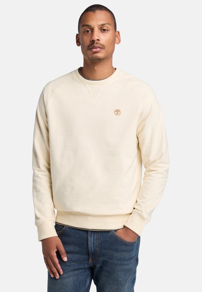 Timberland EXETER RIVER REGULAR CREW - Sweatshirt - white smoke