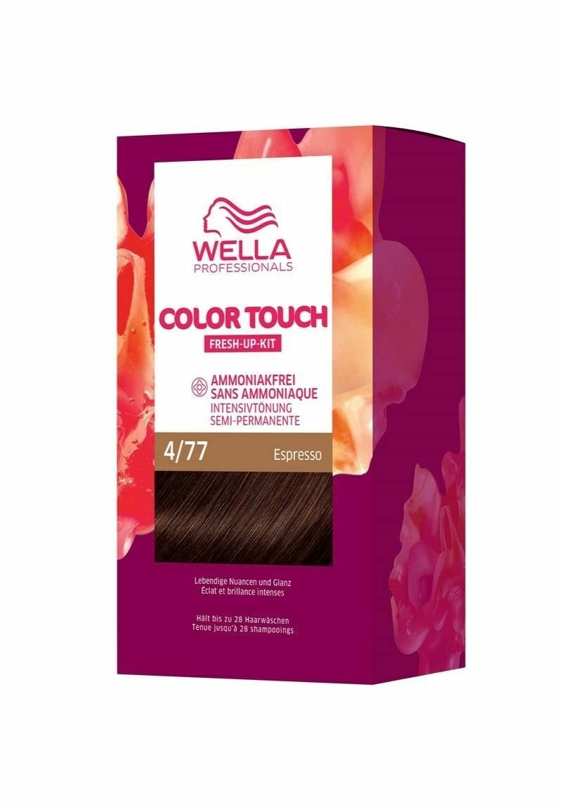 Wella - WELLA COLOR TOUCH DEEP BROWNS 4/77 ESPRESSO - Hårfarve - brown, Forstør