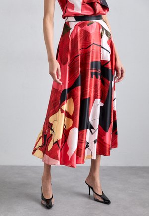 AMEERA SKIRT - A-line skirt - crimson