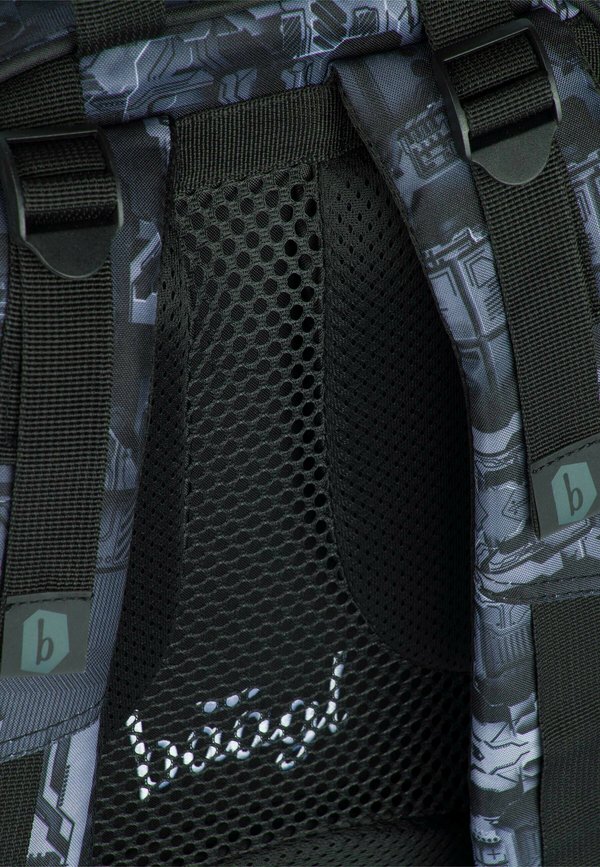 3 SET – Schulranzen Set – grau