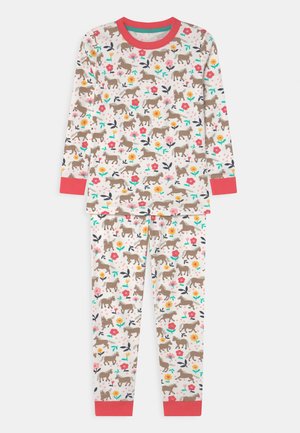 PORT ISAAC WILD HORSES UNISEX - Pyjama set - soft white