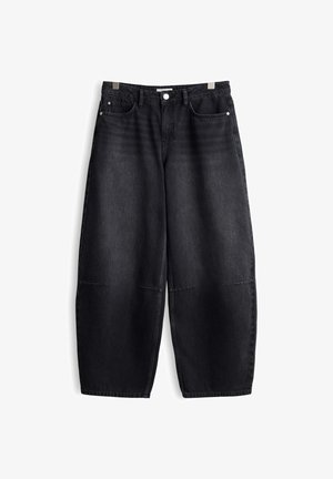 OPUS, MID RISE - Relaxed fit jeans - black