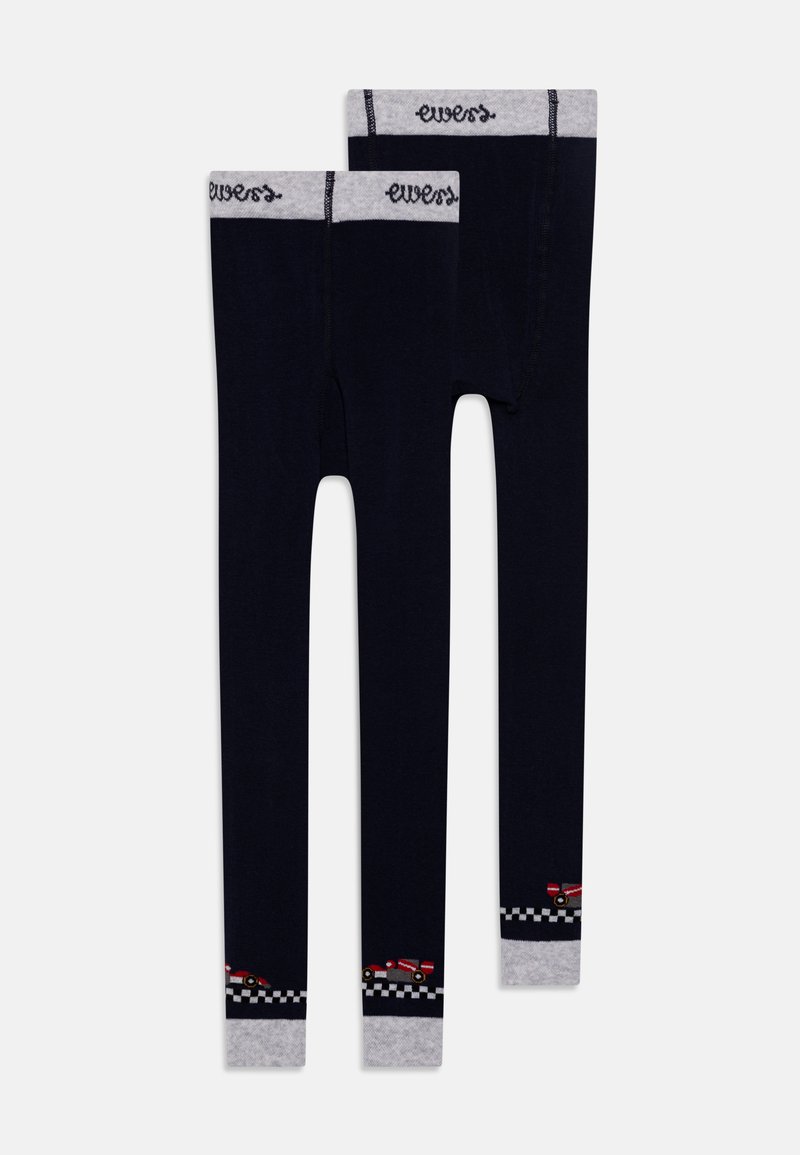 Ewers CARS 2 PACK - Leggings - Stockings - blue/grey