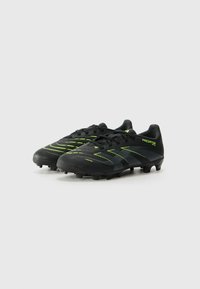 adidas Performance PREDATOR LEAGUE UNISEX - Soft-ground football boots - core black/carbon/lucid lemon