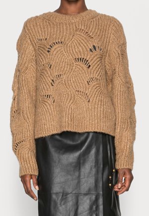 Strickpullover - camel
