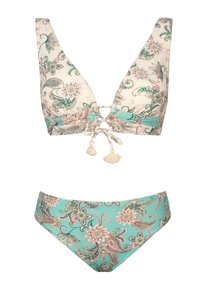 Cupshe FRINGED PAISLEY BIKINI SET - Bikini - mehrfarbig