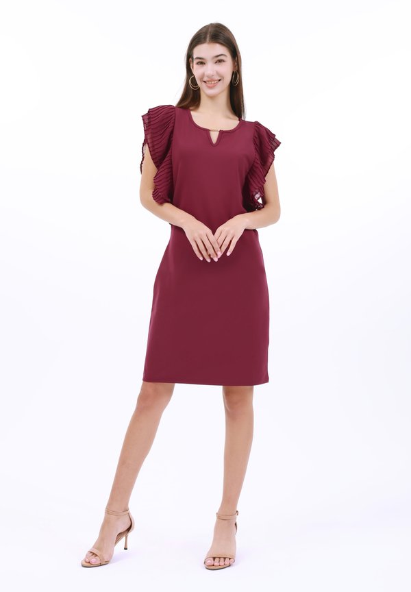 Jersey dress - raspberry