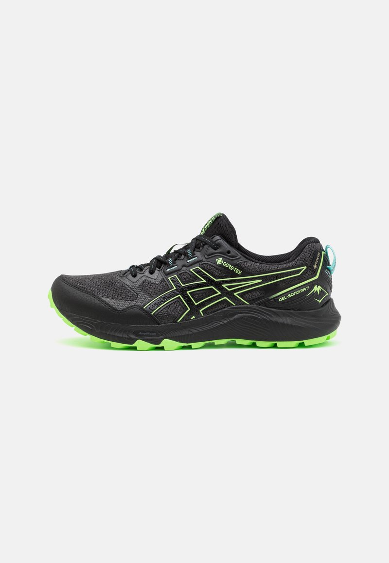 ASICS - GEL-SONOMA 7 GTX - Běžecké boty do terénu - black/illuminate green, Zvětšit