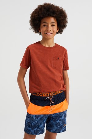 WE FASHION JONGENS COLOURBLOCK - Shorts da mare - blue