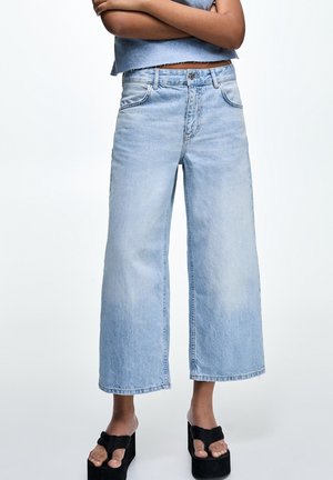 Jeans Straight Leg - light-blue denim