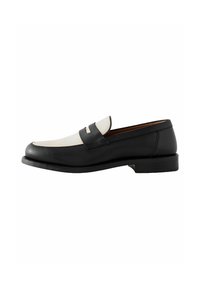 Next REGULAR FIT - Slip-ins - black and white