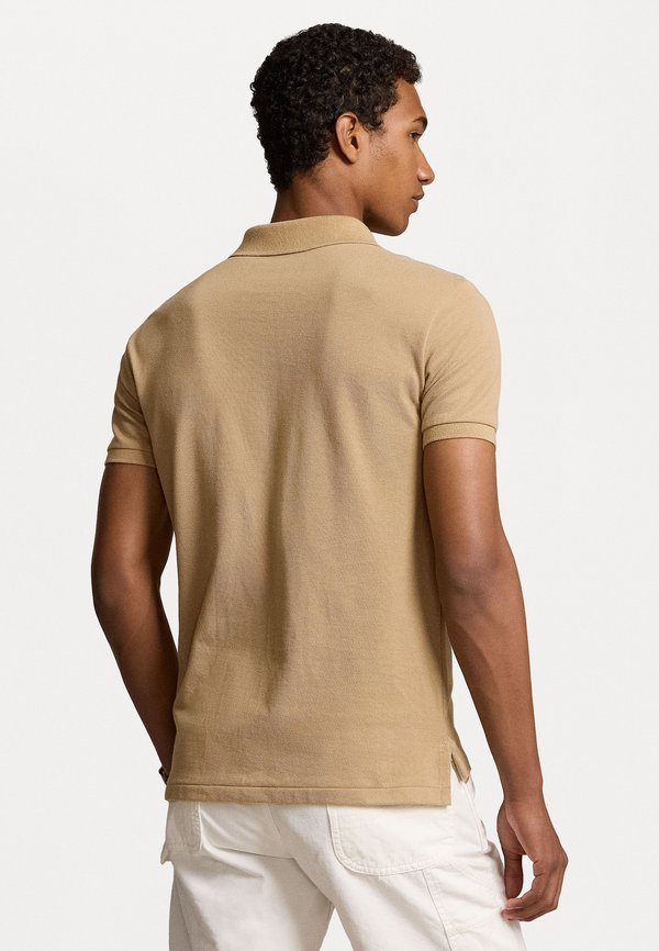 SLIM FIT MESH POLO SHIRT - Polo shirt - cafe tan3
