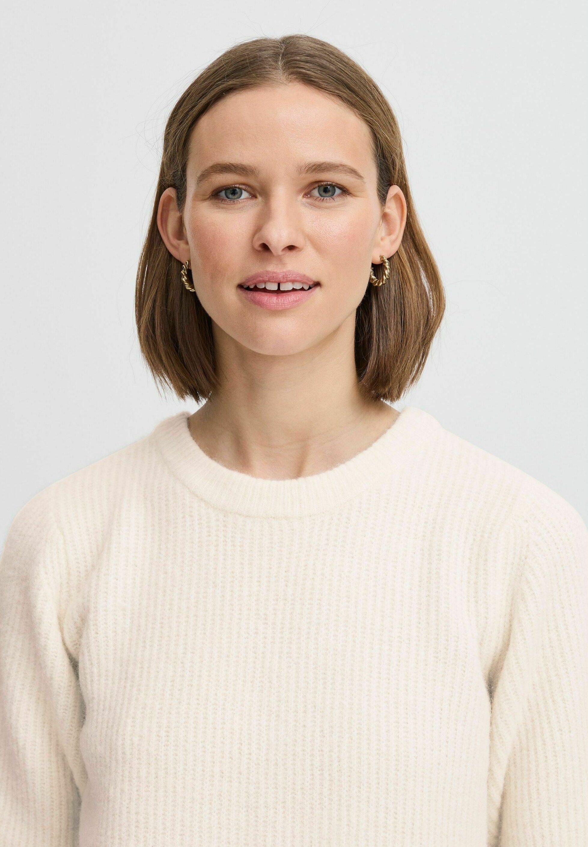 売れ筋商品|||ビーヤング ニット&セーター レディース アウター BYOMEA - Jumper - birch melange b.young by Zalando BYOMEA - Jumper - birch melange/beige