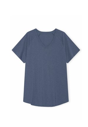 moshi moshi mind, NOVEMBER SWEAT - T-shirt basique - sea blue