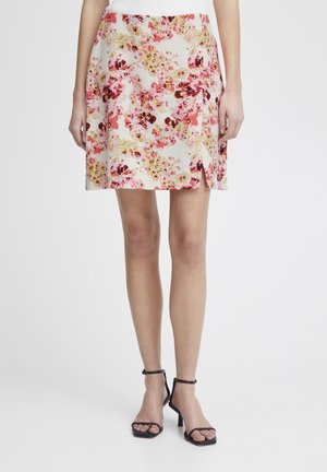 IHKATE - A-line skirt - calypso coral flower aop