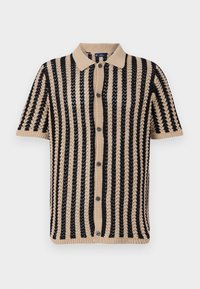 BUTTON DOWN - Camisa - khaki/black