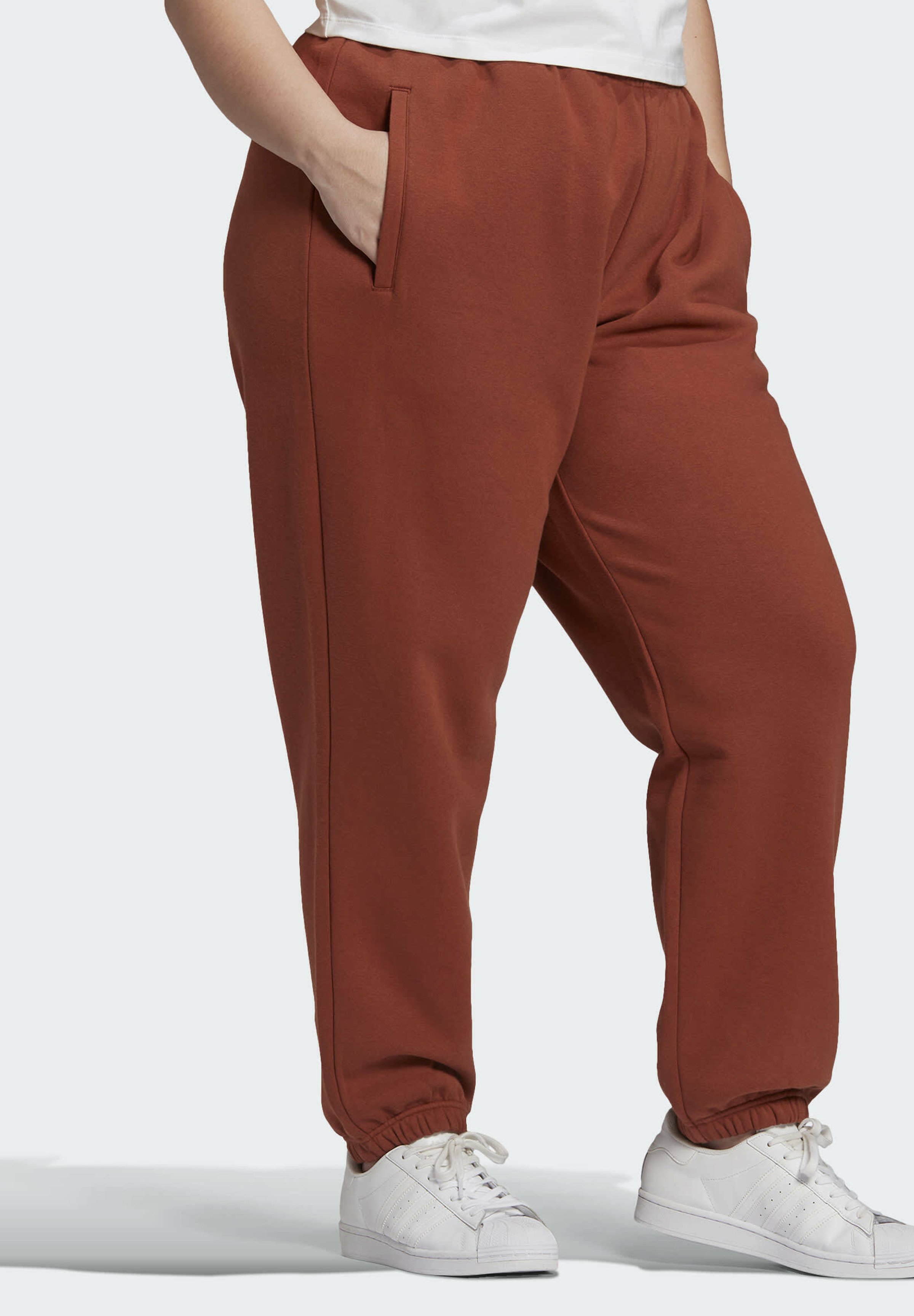 adidas Originals CUFFED JOGGERS - Trainingsbroek - brown/Bruin - Zalando.nl