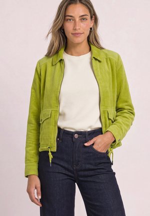 Street One, CORDJACKE MIT HEMDKRAGEN UND ZIPPER - Lichte jas - apple lime