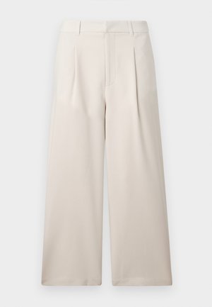 ONLY ONLLANDO PLEAT CULOTTE PANT - Püksid - pumice stone