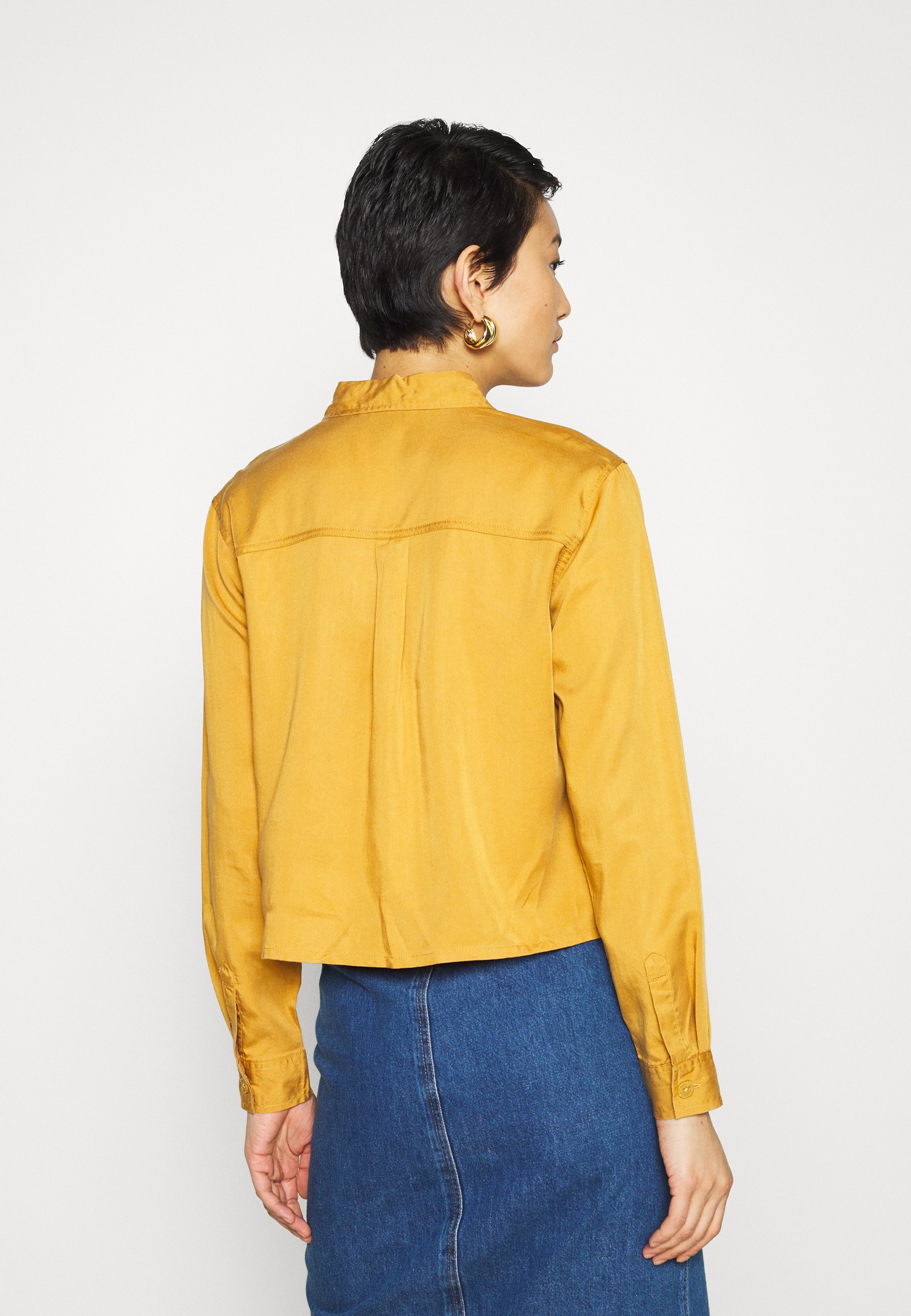 new look yellow blouse