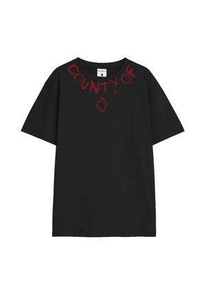 County of Milan, T-SHIRT VAR.412 - Triko s potiskem - black