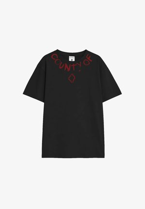 County of Milan, T-SHIRT VAR.412 - Triko s potiskem - black