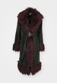 The Ragged Priest - URSULA LONGLINE COAT - Klassisk frakke - black/maroon Miniaturebillede 1
