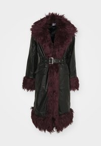 The Ragged Priest - URSULA LONGLINE COAT - Klassischer Mantel - black/maroon Thumbnail-Bild 1