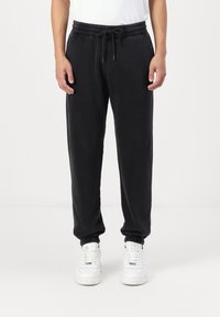 Hollister Co. Relaxed Fleece Joggers - Tracksuit bottoms - black beauty