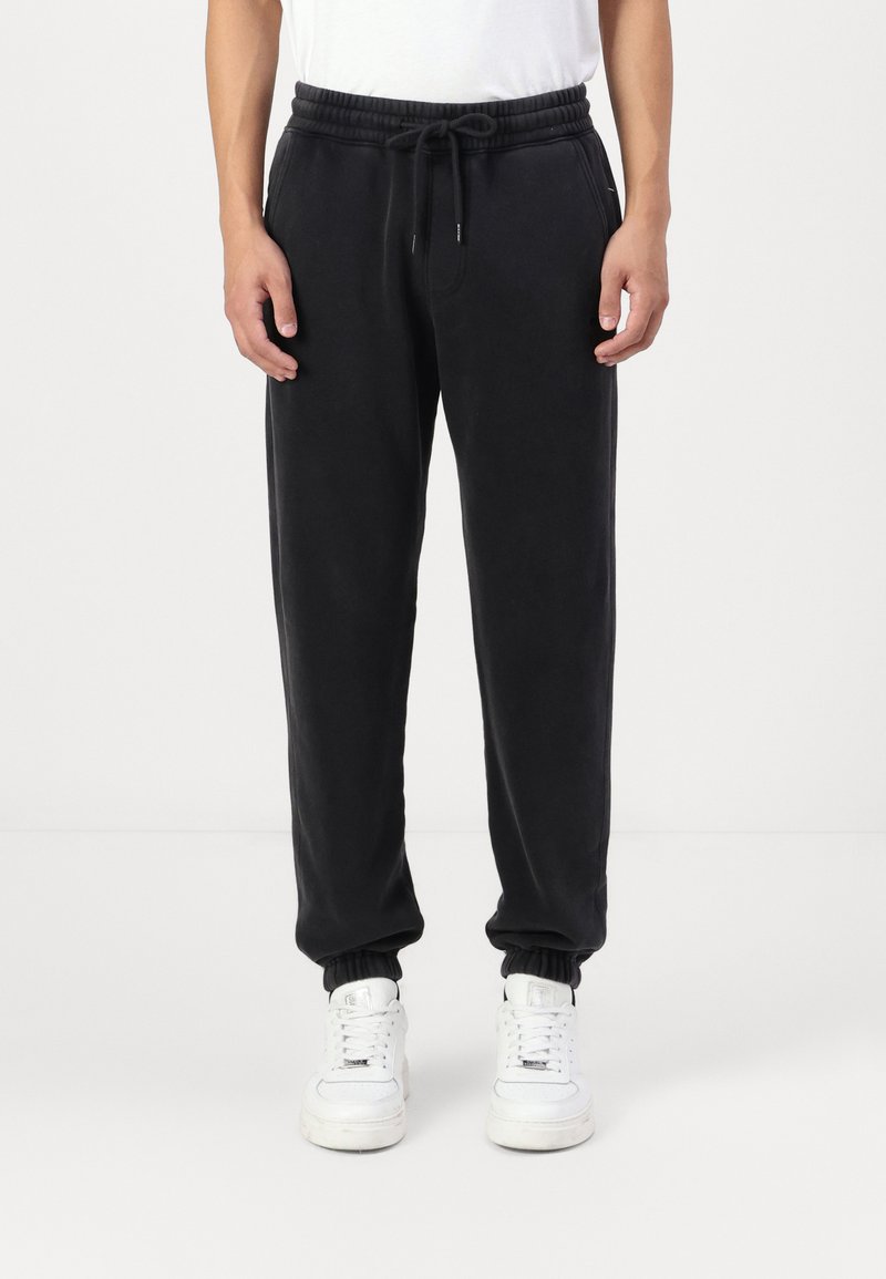 Hollister Co. Relaxed Fleece Joggers - Tracksuit bottoms - black beauty