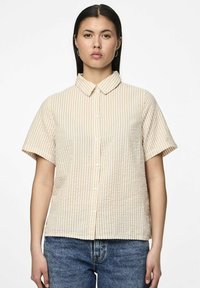 Pieces KURZARM PCSALLY - Blusa - beige