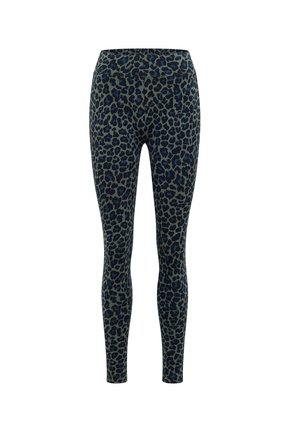 Cecil, LEGGINGS MIT LEO-MUSTER - Legging (type pantalon) - dried olive green