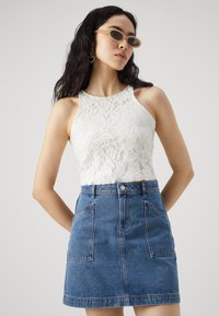 Vero Moda Tall VMMILA CROP - Top - snow white