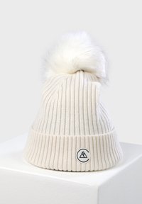 CASH-MERE MIT BOMMEL - Berretto - weiss