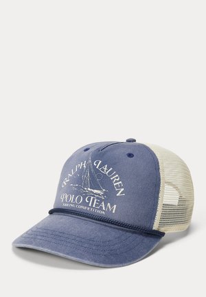 Polo Ralph Lauren, TWILL GRAPHIC TRUCKER CAP UNISEX - Kšiltovka - light navy