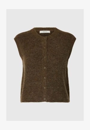 Selected, SLWLULU SL BUTTON O-NECK VEST NOOS - Veste sans manches - dachshund