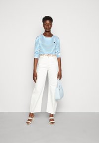Kaffe LIDDY - Camisola de manga comprida - chalk/blue