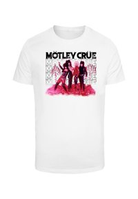 Merchcode MOTLEY CRUE - T-shirts med print - white