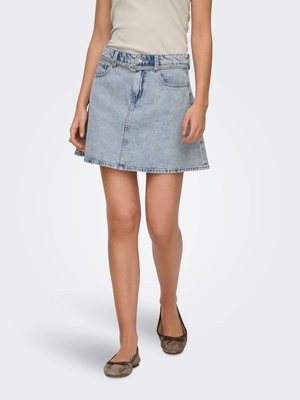 ONLY sukňa v tvare A - light blue denim
