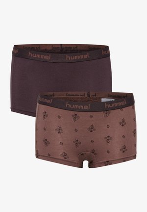 Hummel CAROLINA HIPSTERS 2-PACK - Hipsters - raisin