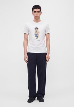 Polo Ralph Lauren CUSTOM SLIM FIT POLO BEAR T-SHIRT - T-shirt imprimé - white